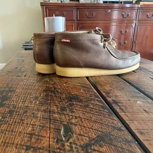 Men’s Clark Beeswax Wallabees size 10.